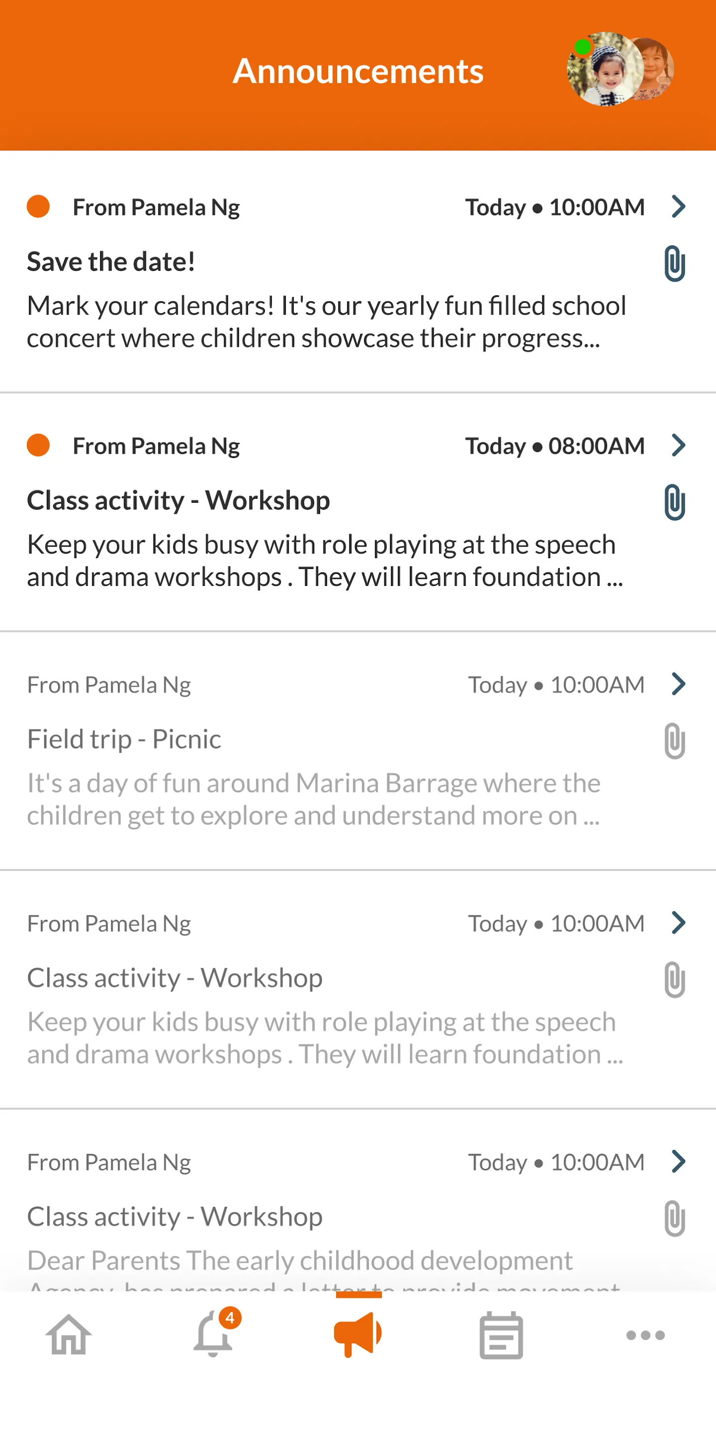 My First Skool Parent App | Indus Appstore | Screenshot