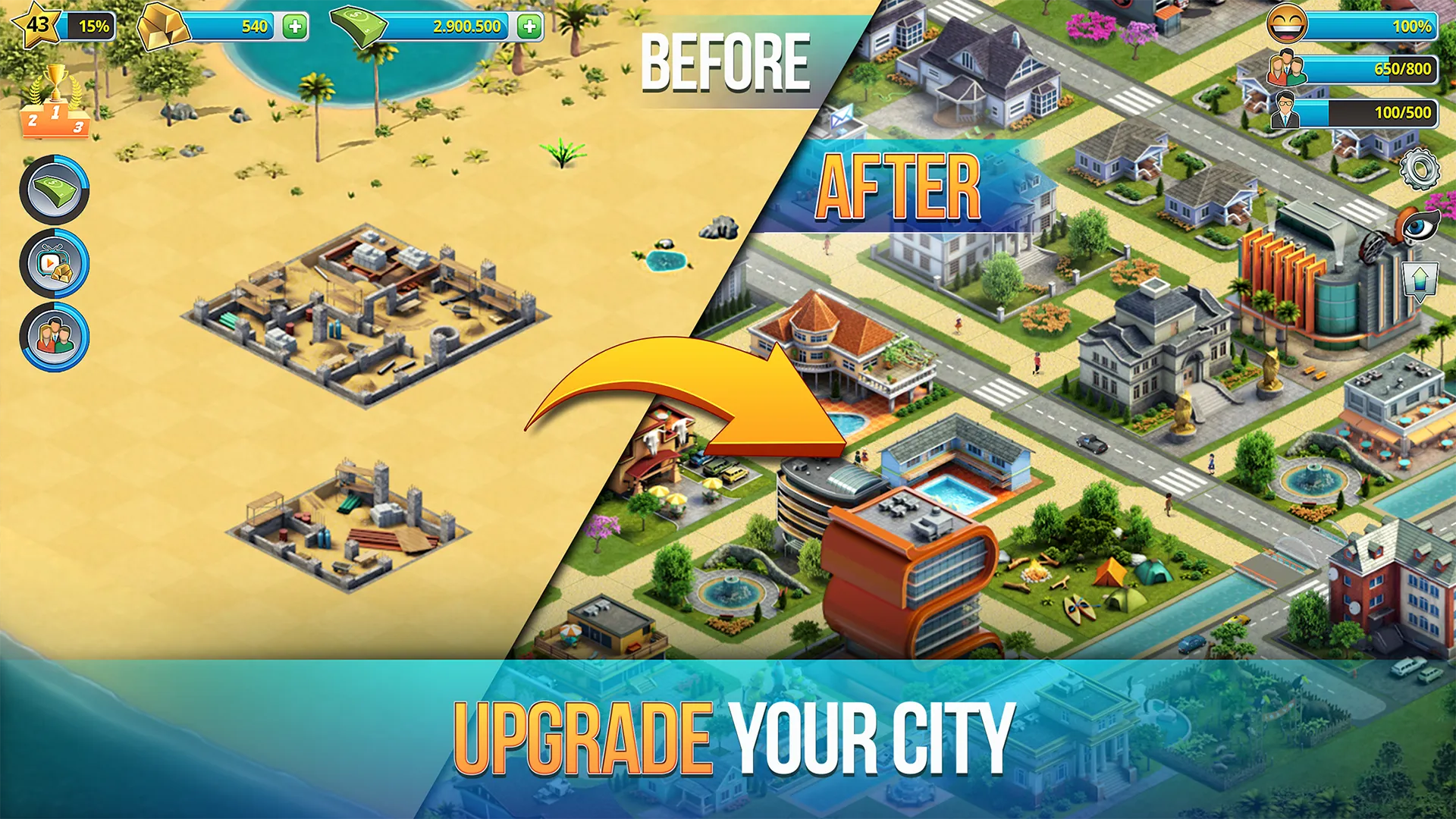 City Island 3 - Building Sim | Indus Appstore | Screenshot