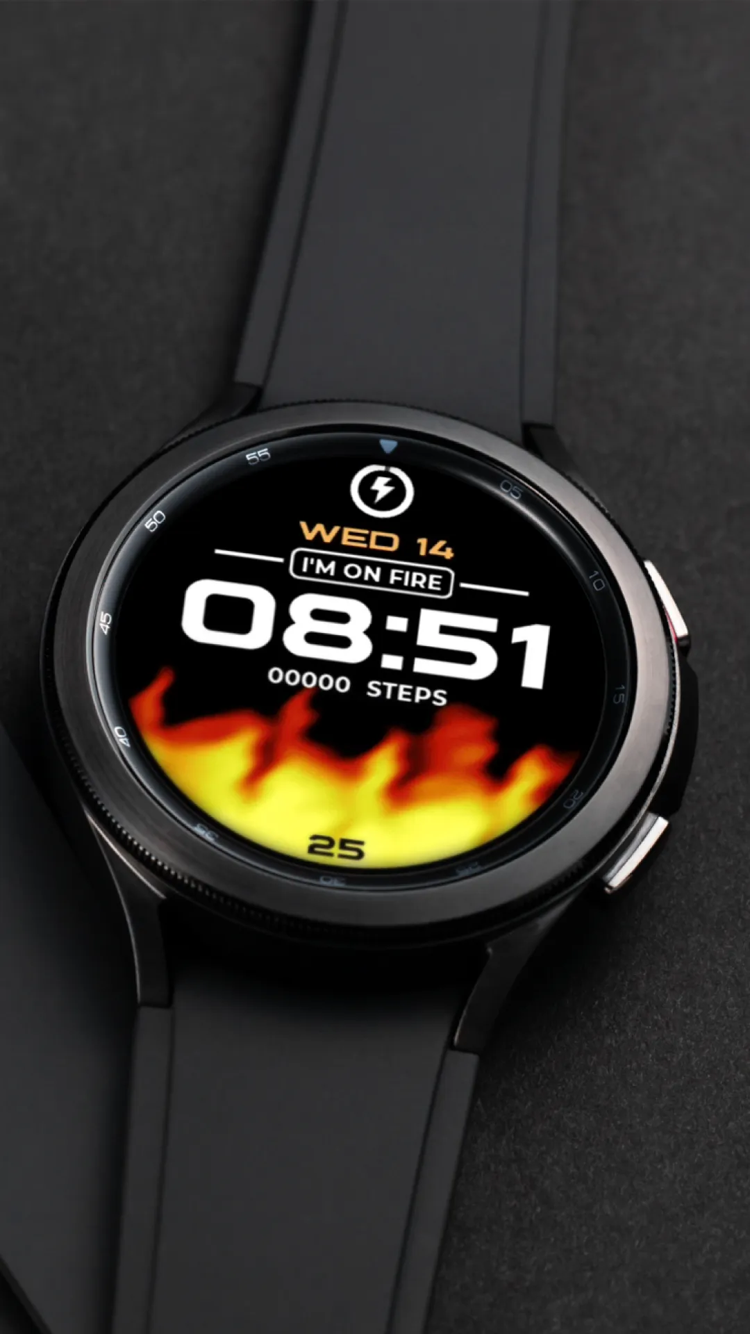 Animated Fire Watch Face | Indus Appstore | Screenshot