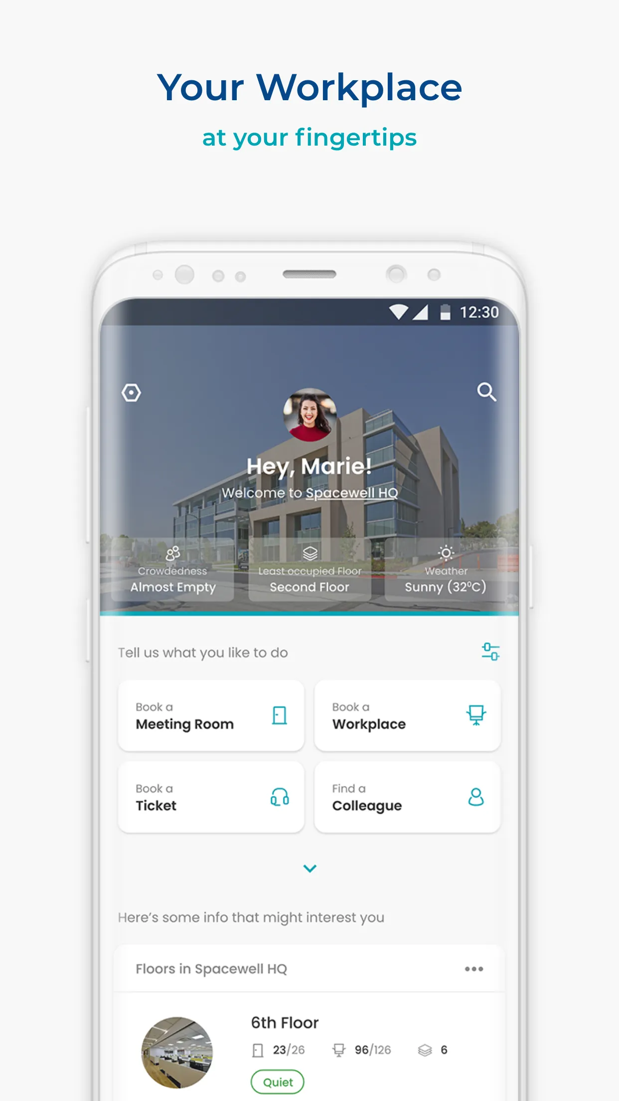 Spacewell Workplace | Indus Appstore | Screenshot