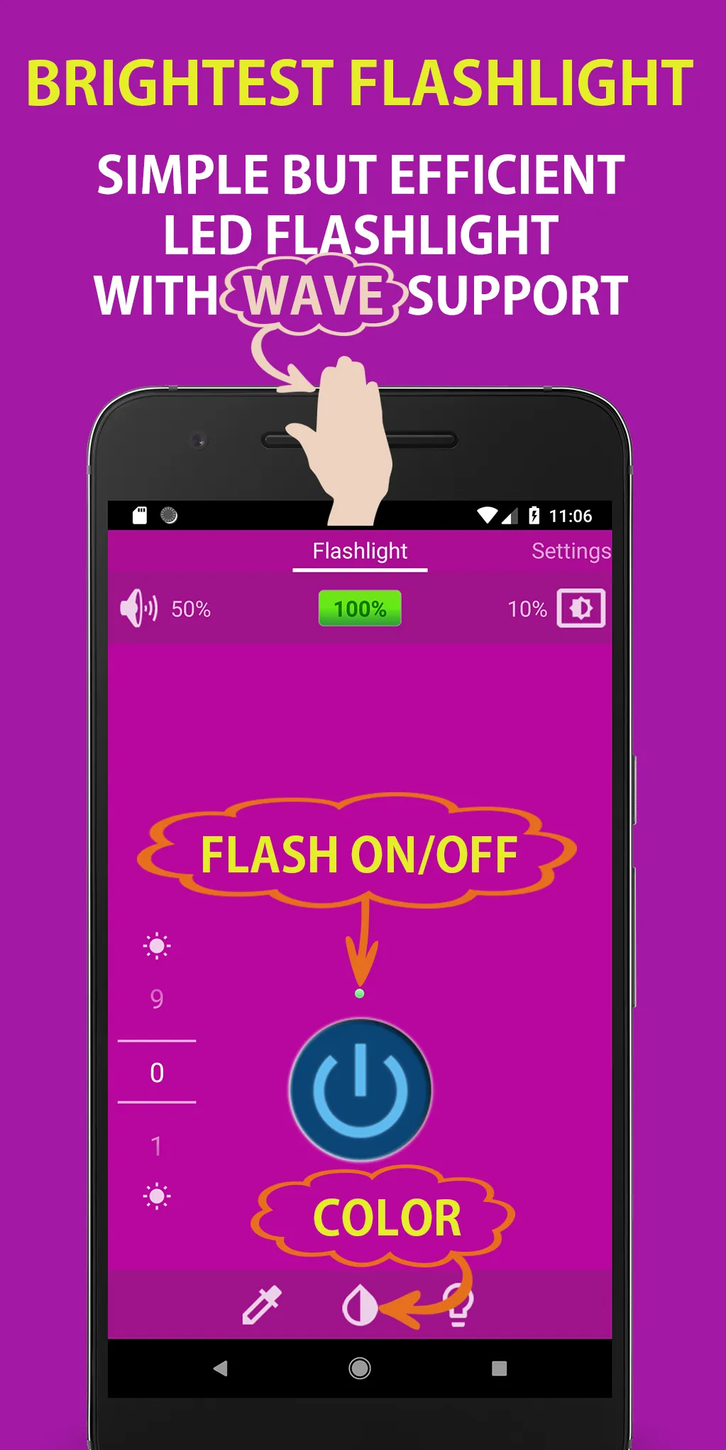 Flashlight by Millenium Apps | Indus Appstore | Screenshot