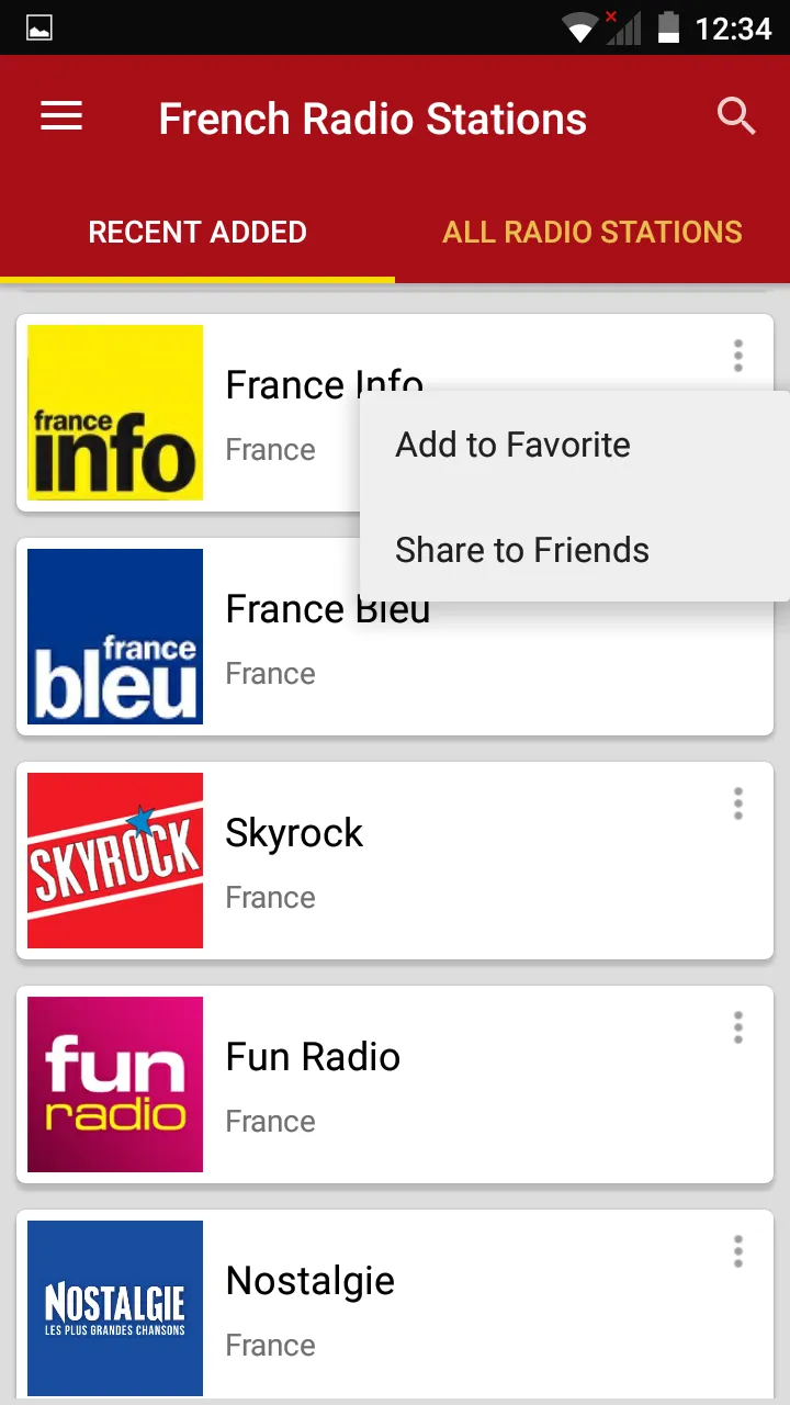 France Radio Stations | Indus Appstore | Screenshot