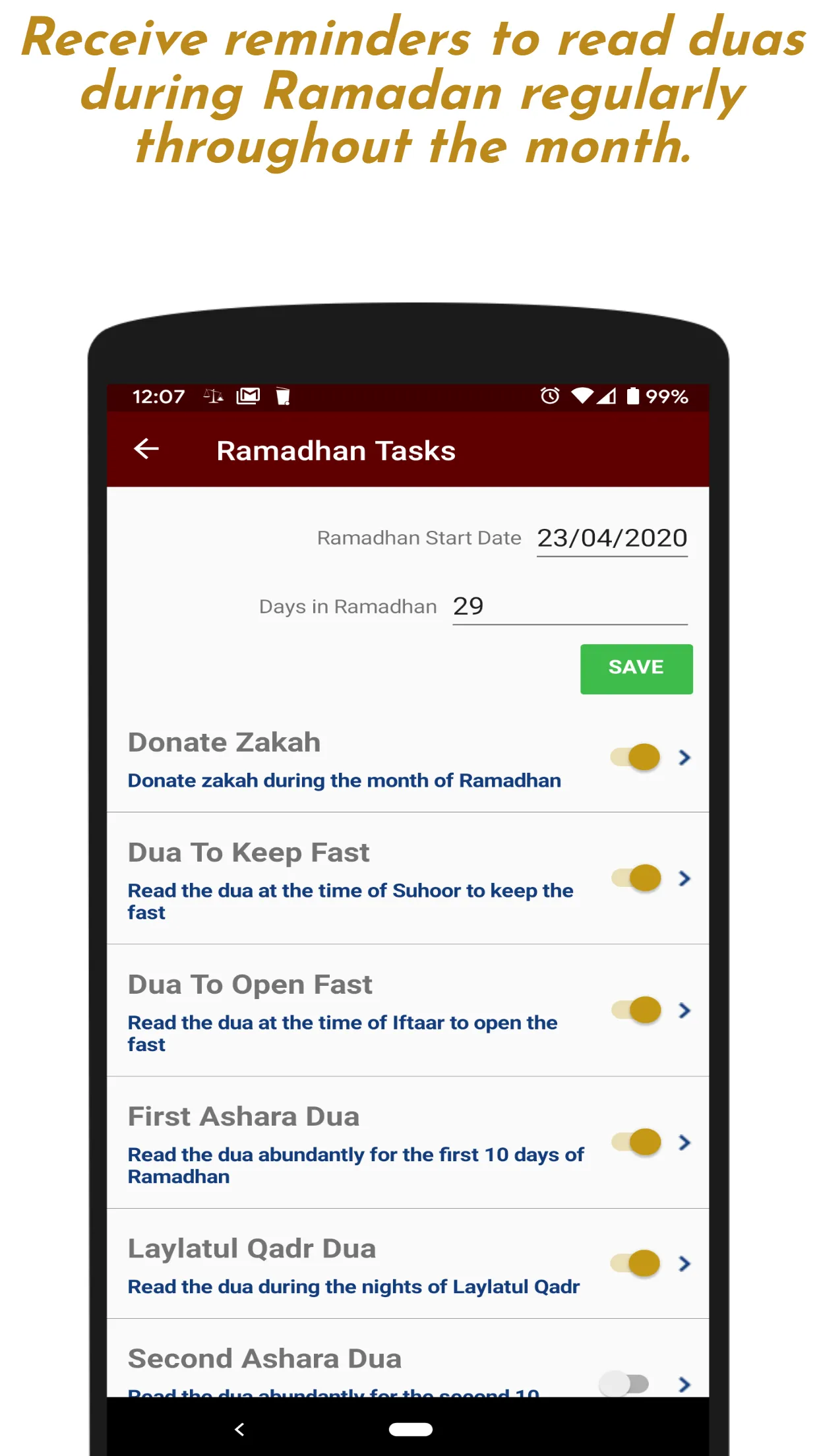 Build Your Deeds: Islamic App, | Indus Appstore | Screenshot