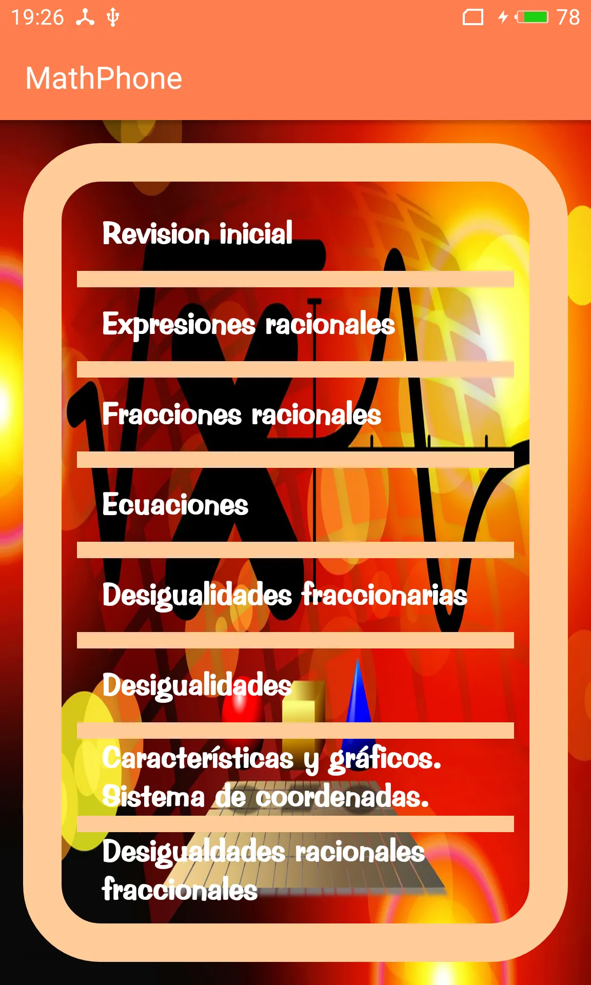 MathPhone Matematica | Indus Appstore | Screenshot