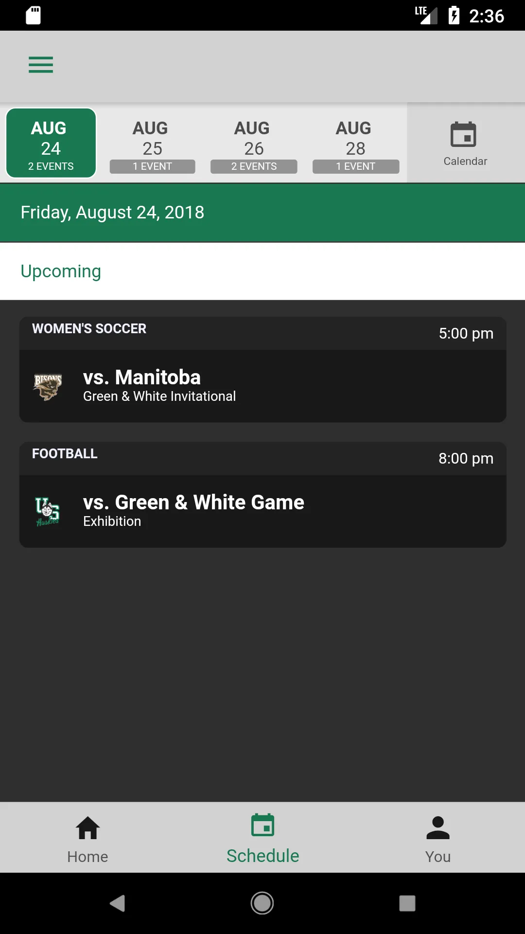 Huskie Athletics | Indus Appstore | Screenshot