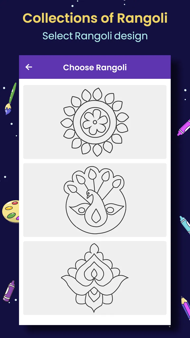 Draw Rangoli Step By Step | Indus Appstore | Screenshot