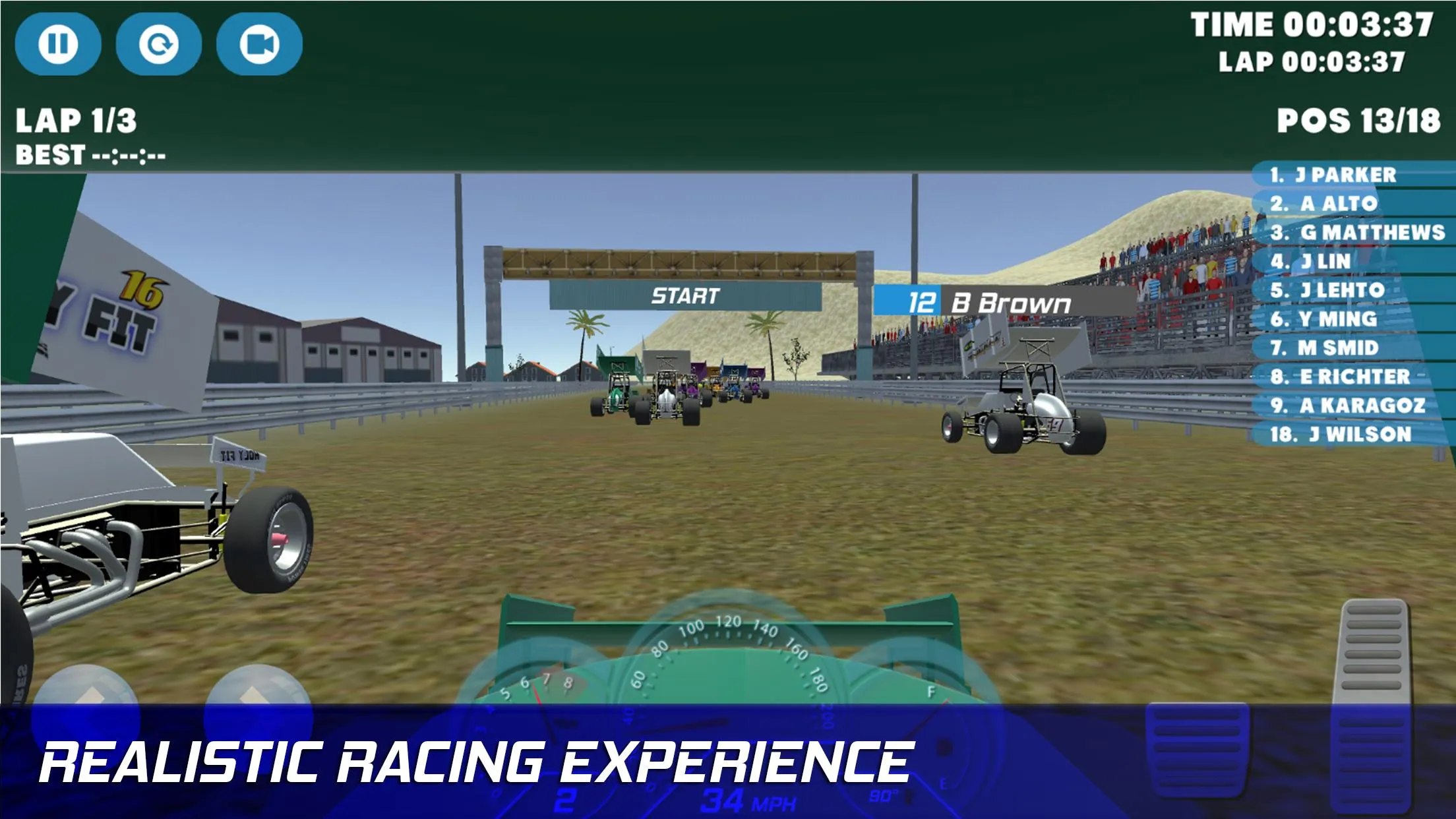 Outlaws Racing - Sprint Cars | Indus Appstore | Screenshot