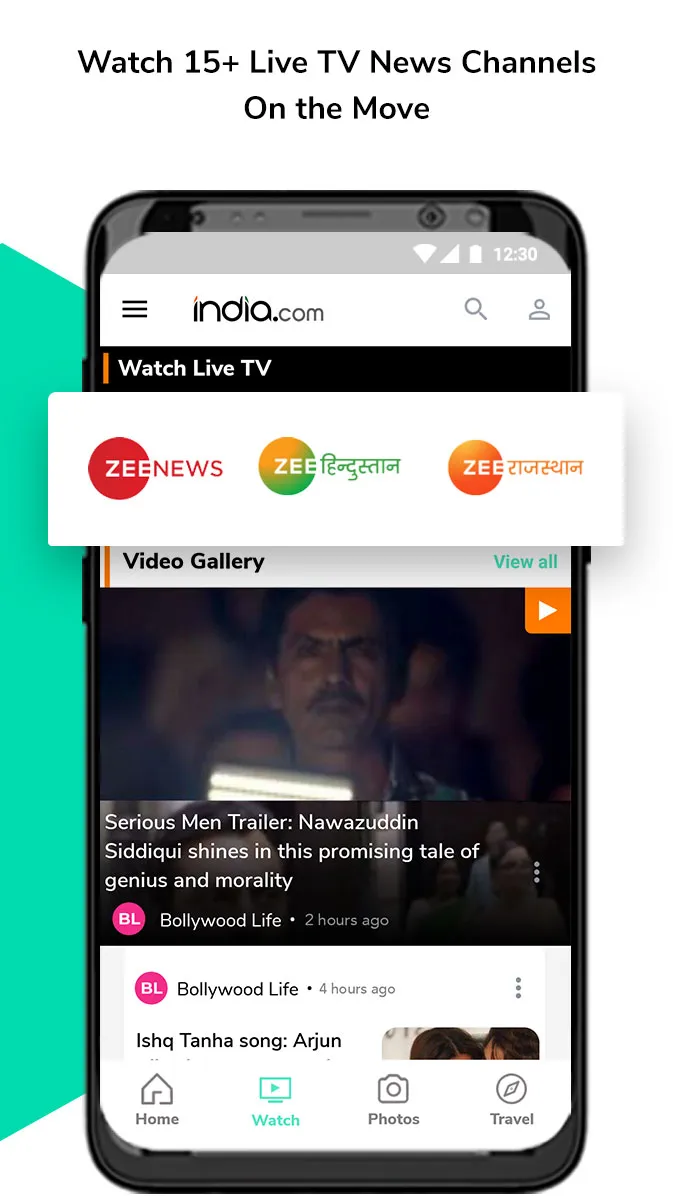 India.com: Top News & Live TV | Indus Appstore | Screenshot