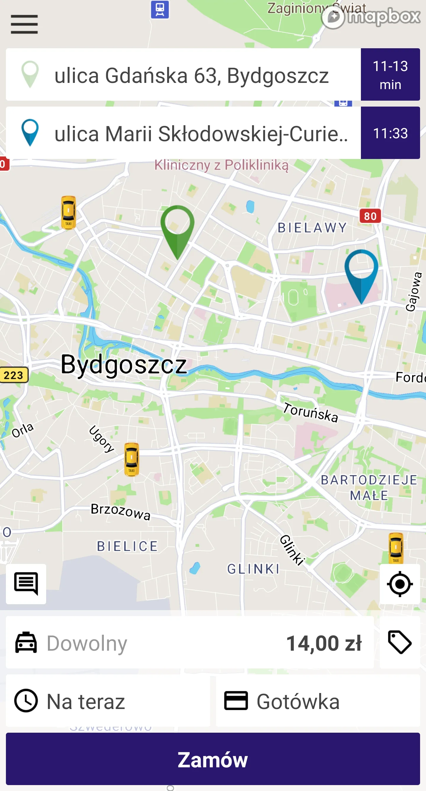 Express Taxi Bydgoszcz | Indus Appstore | Screenshot