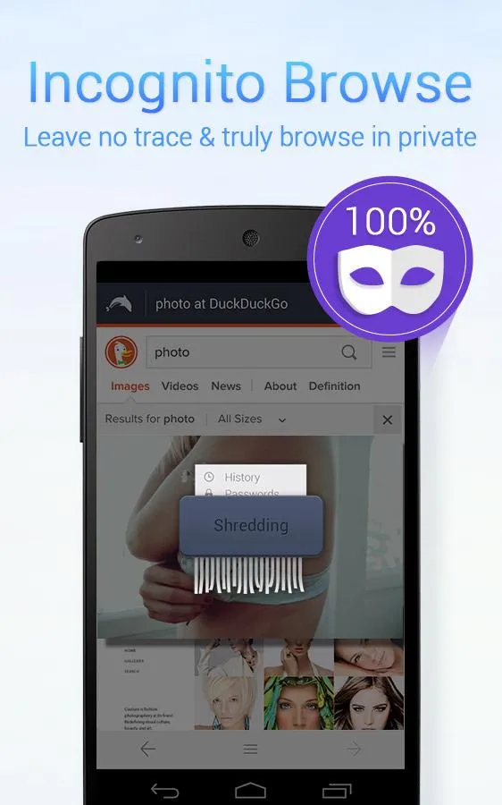 Dolphin Zero Incognito Browser | Indus Appstore | Screenshot