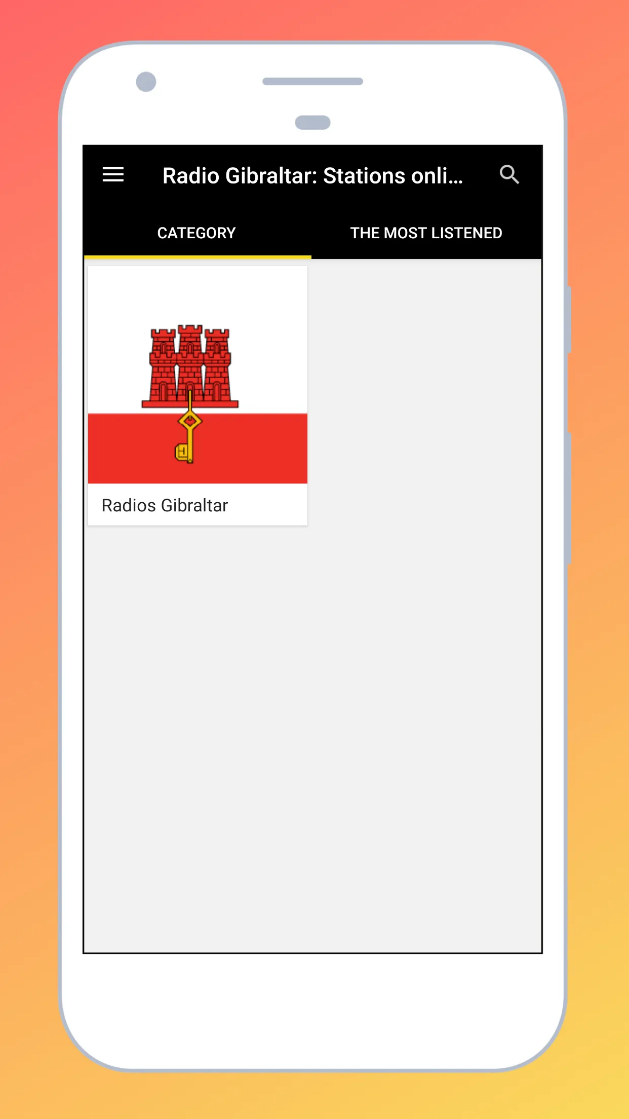 Radio Gibraltar + Radio online | Indus Appstore | Screenshot