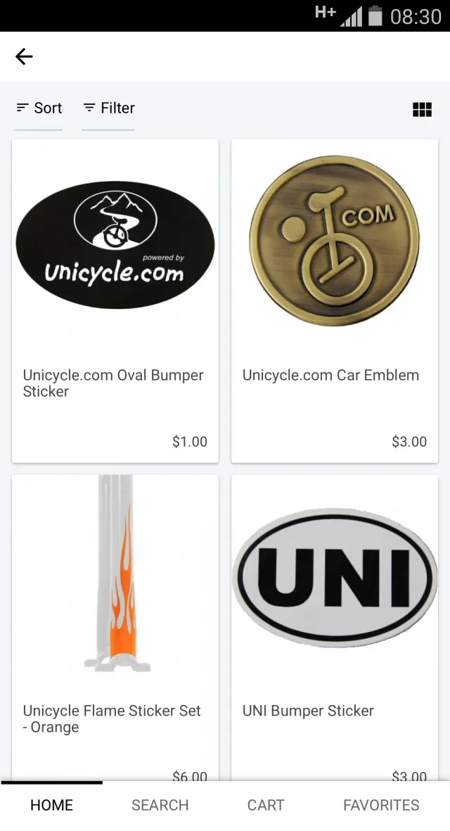 Unicycle.com USA | Indus Appstore | Screenshot