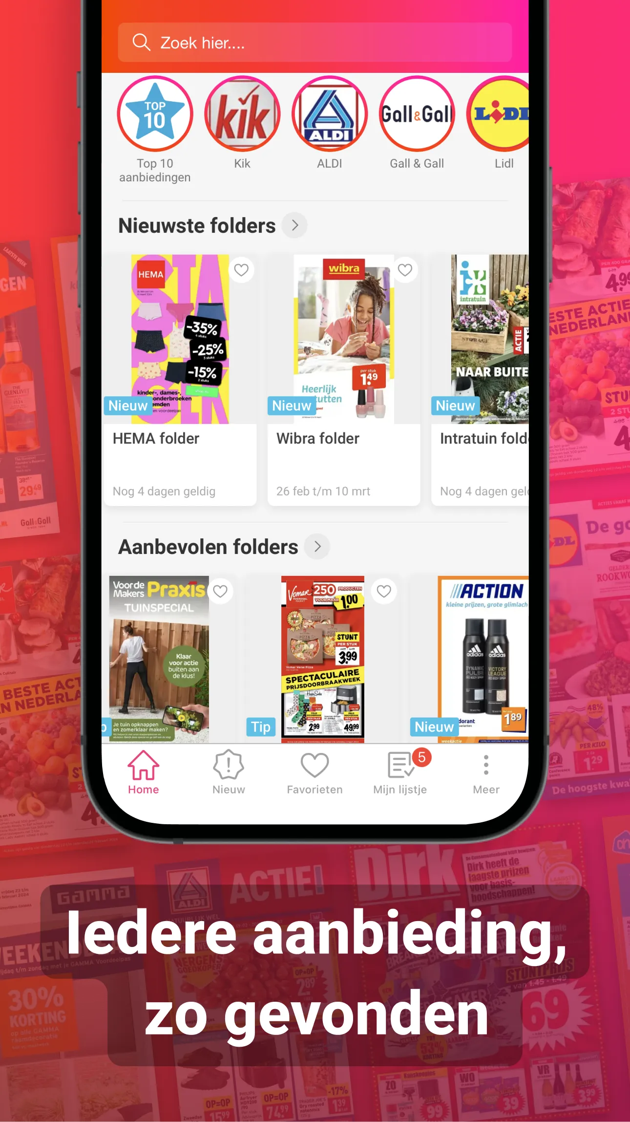 Folderz.nl | Reclame folders | Indus Appstore | Screenshot