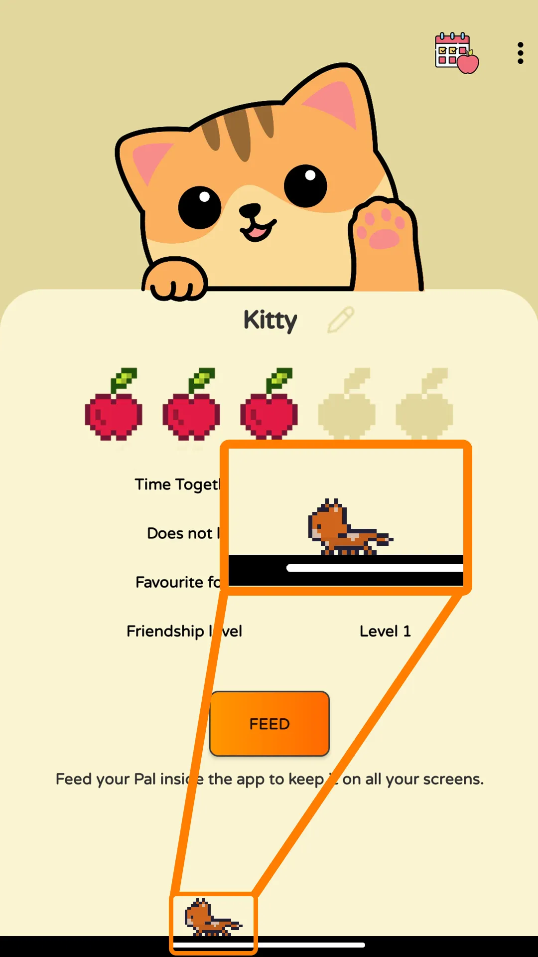 Pixel Pals - Nav bar pets | Indus Appstore | Screenshot