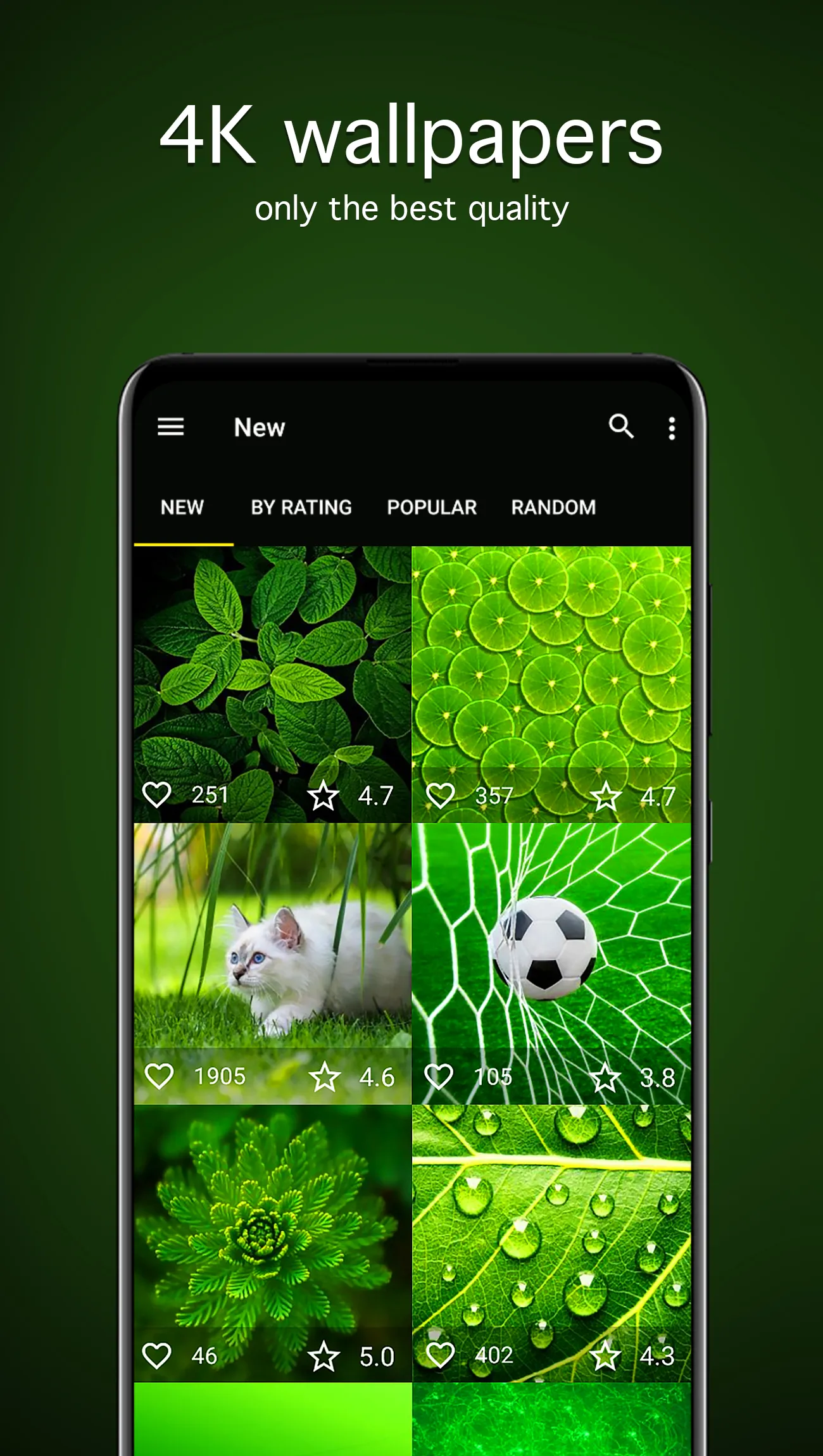 Green Wallpapers 4K | Indus Appstore | Screenshot