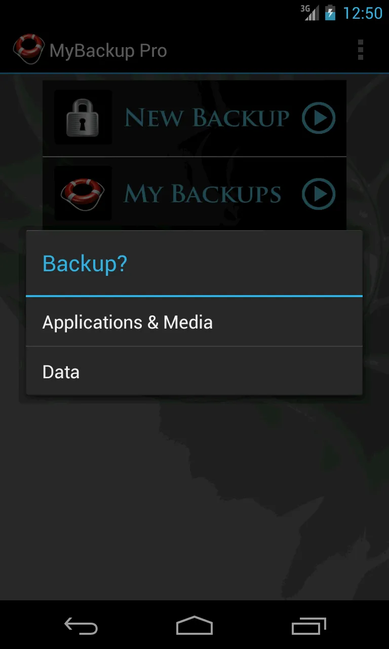 My Backup | Indus Appstore | Screenshot