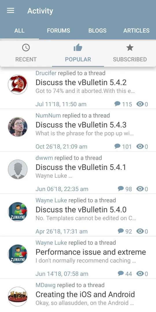 vBulletin Community Forum | Indus Appstore | Screenshot