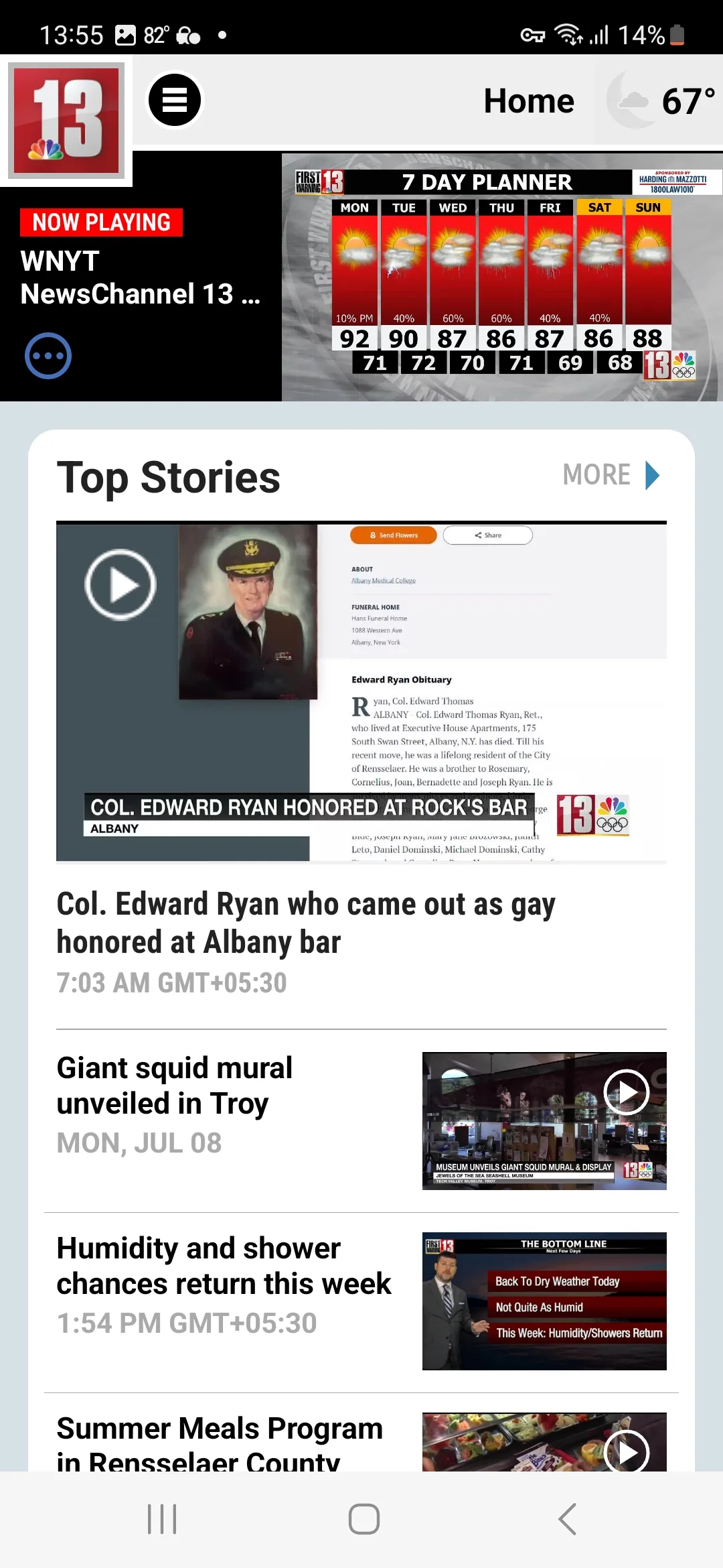 WNYT NewsChannel 13 Albany, NY | Indus Appstore | Screenshot