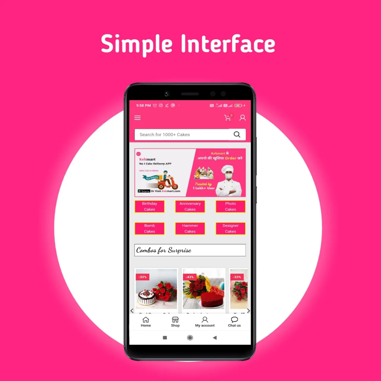 Kekmart: Online Cake Delivery | Indus Appstore | Screenshot