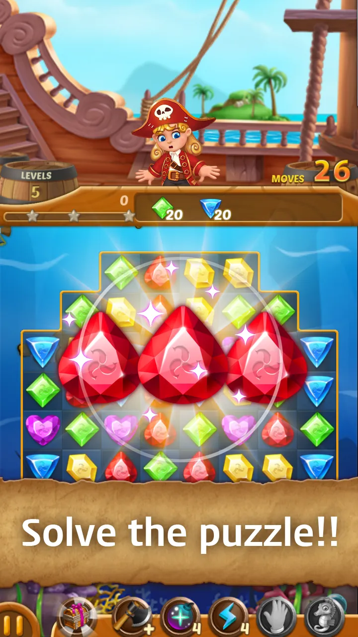 Jewels Ocean | Indus Appstore | Screenshot