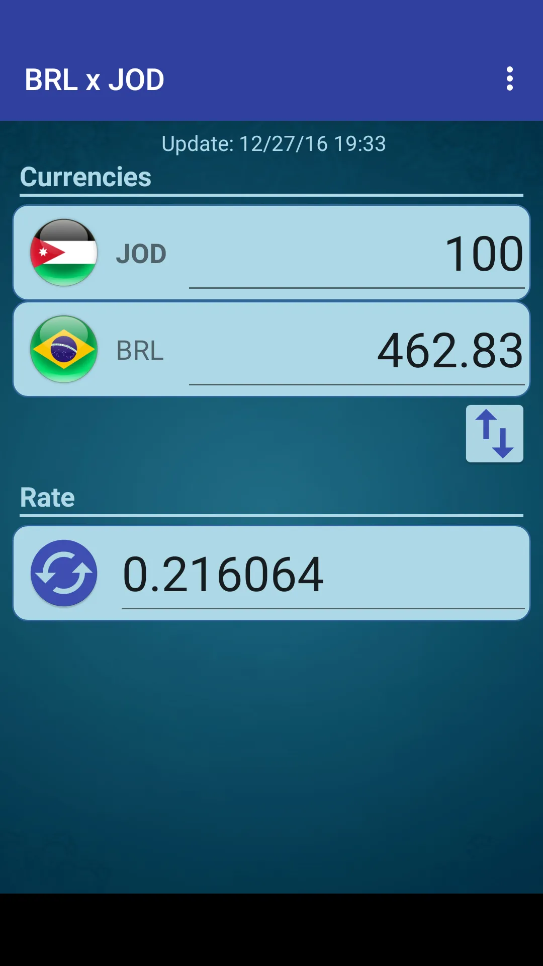 Brazil Real x Jordanian Dinar | Indus Appstore | Screenshot