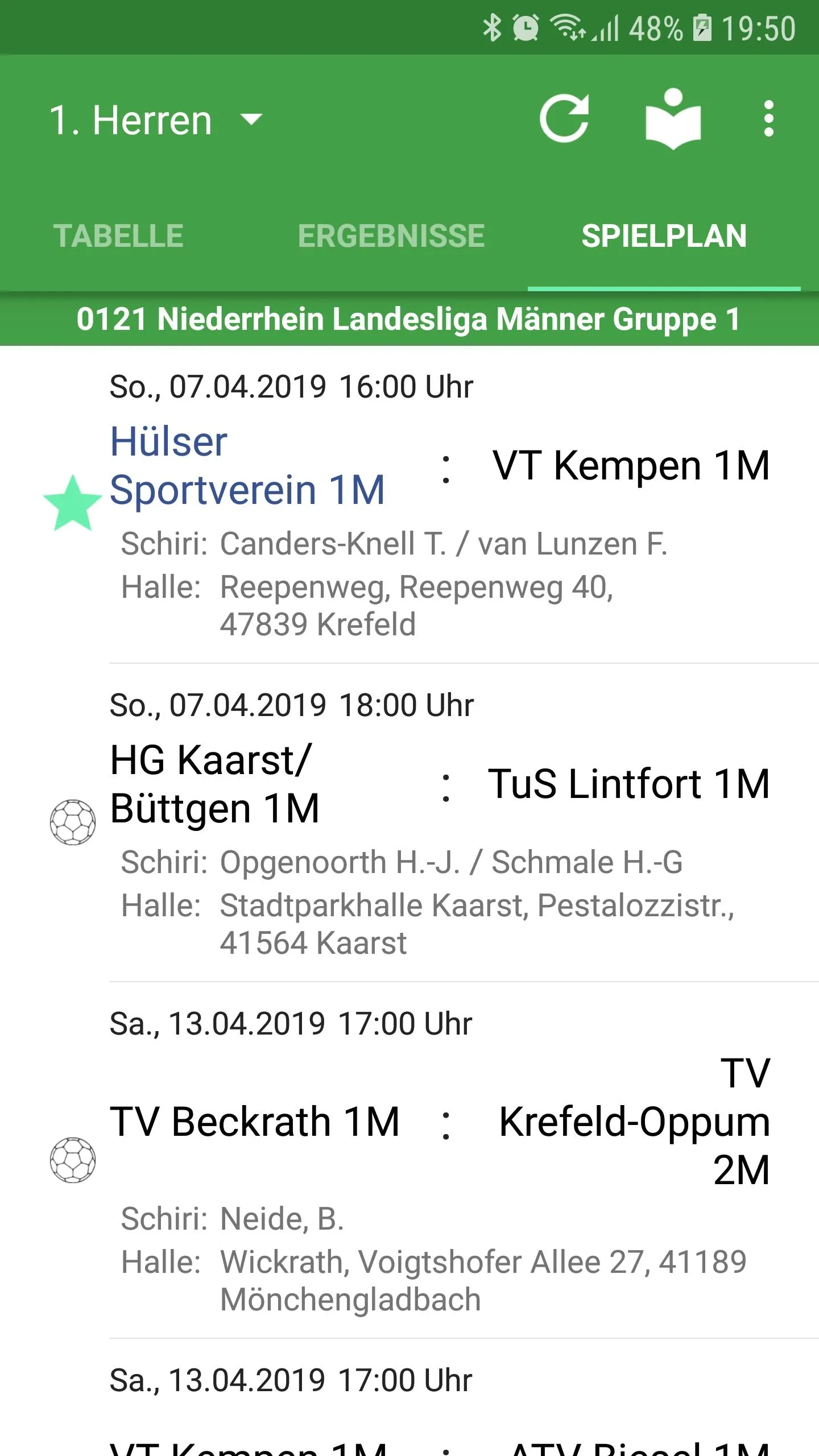 Hülser Sportverein Handball | Indus Appstore | Screenshot