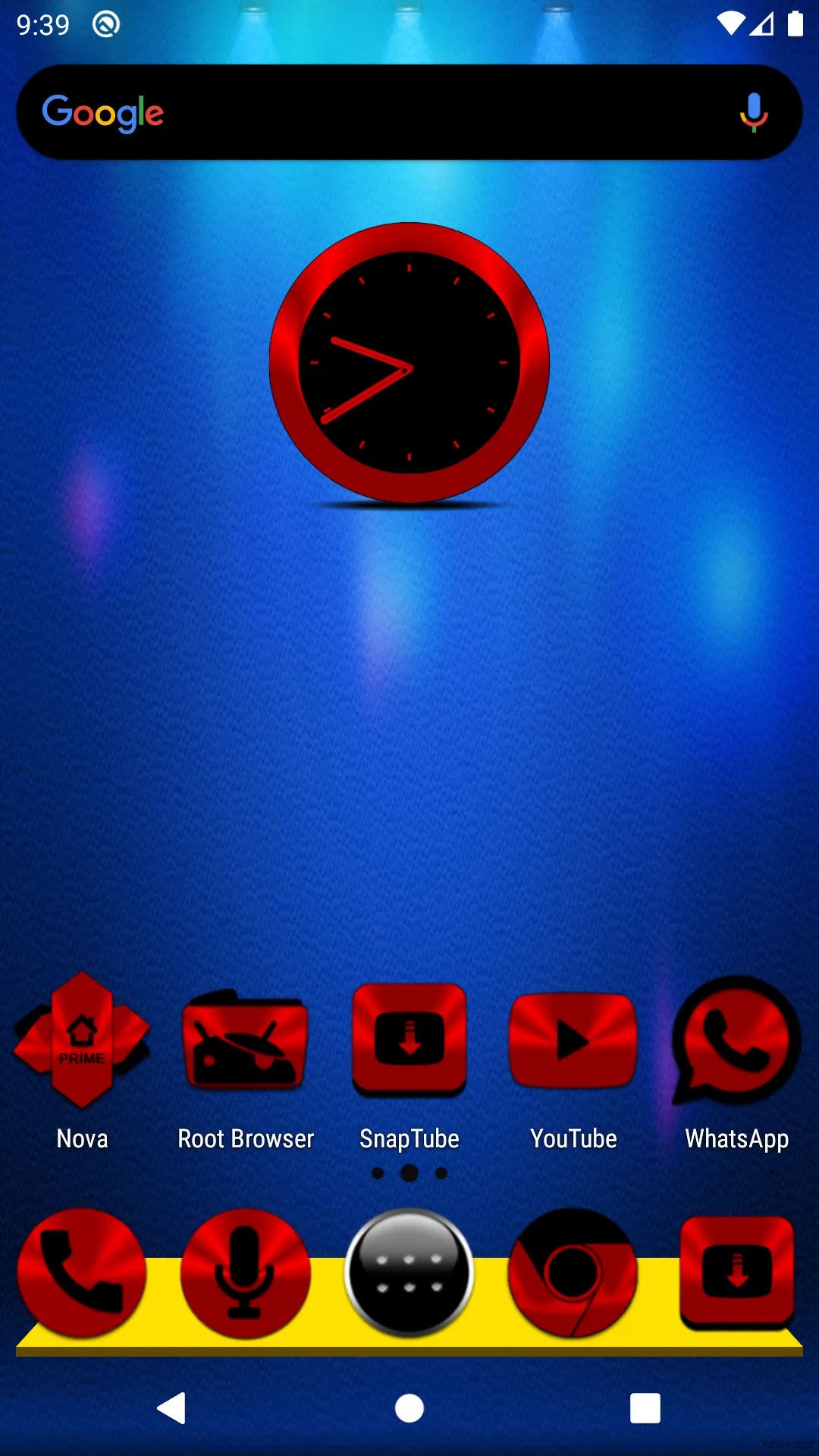 Red and Black Icon Pack | Indus Appstore | Screenshot