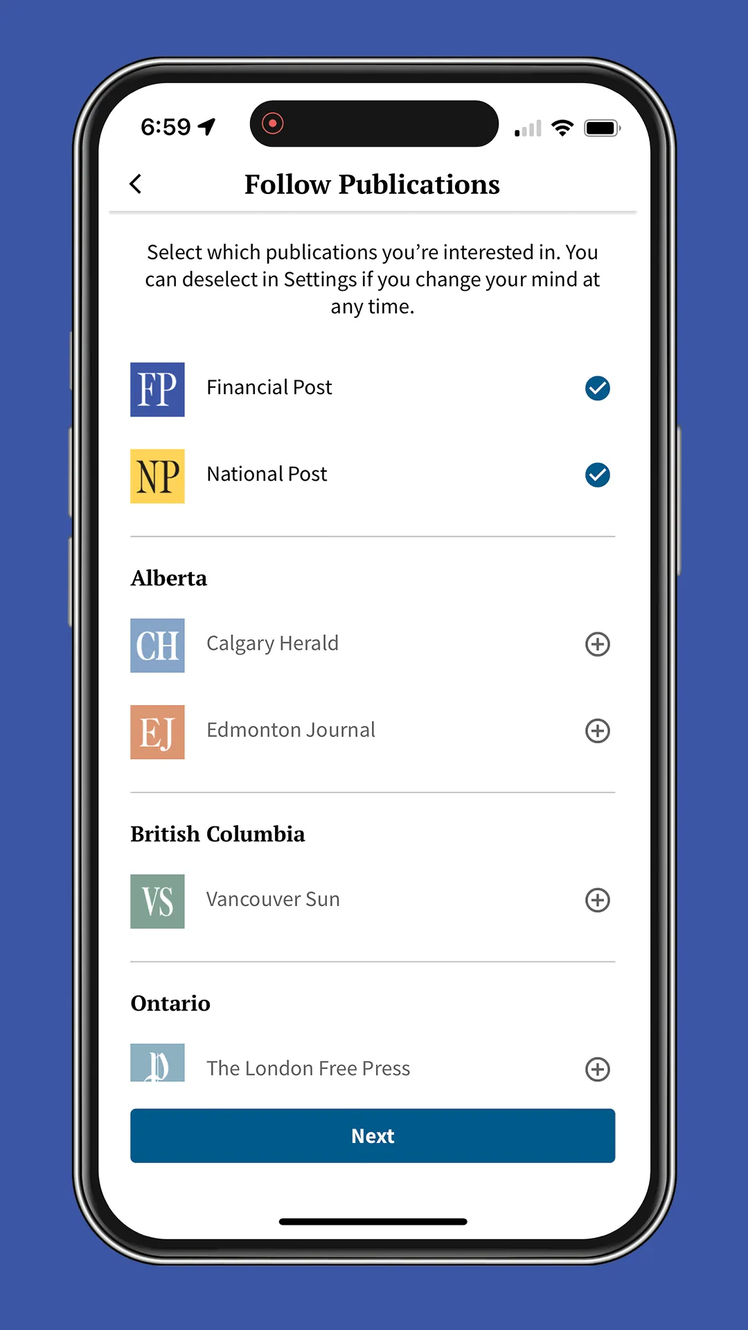 Financial Post | Indus Appstore | Screenshot