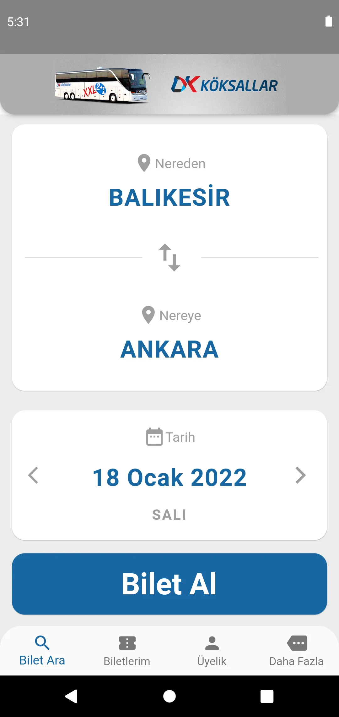 Köksallar Turizm | Indus Appstore | Screenshot