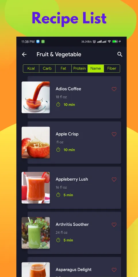 Fruit Vegetable Juice Recipes | Indus Appstore | Screenshot