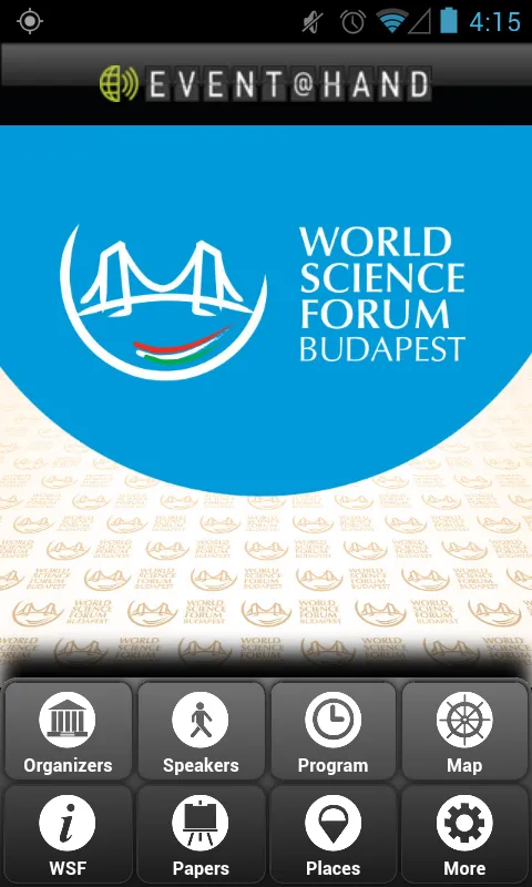 World Science Forum EVENT@HAND | Indus Appstore | Screenshot