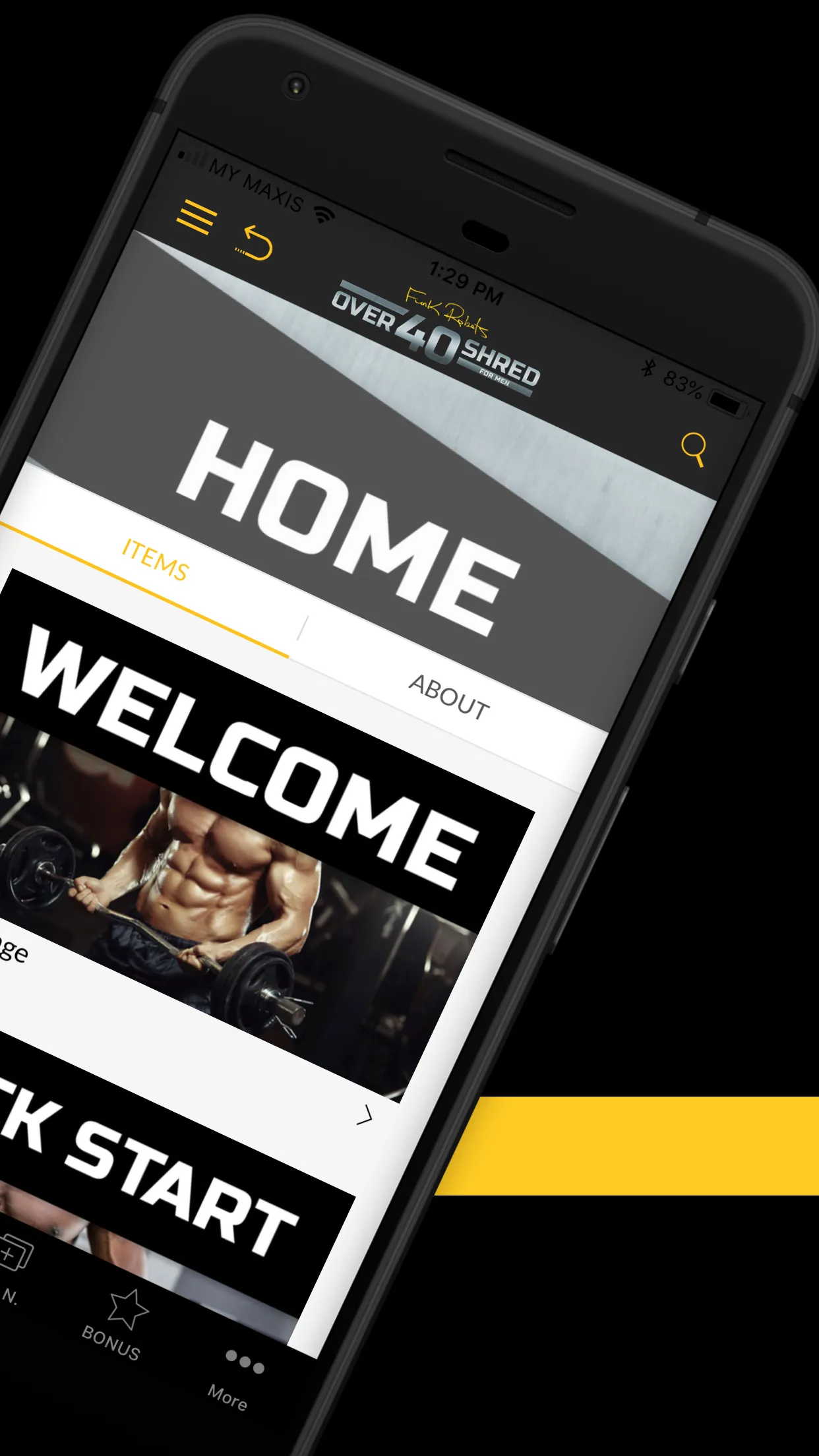 Funk Roberts Fitness Shred App | Indus Appstore | Screenshot