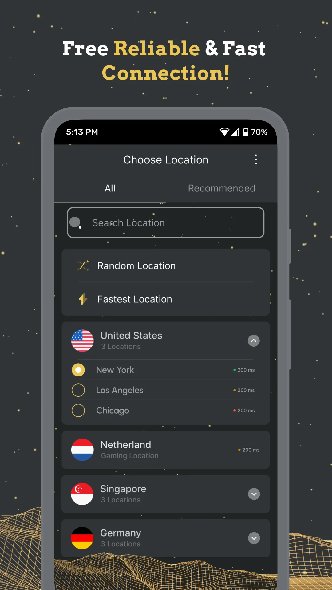 Golden Guard VPN | Indus Appstore | Screenshot