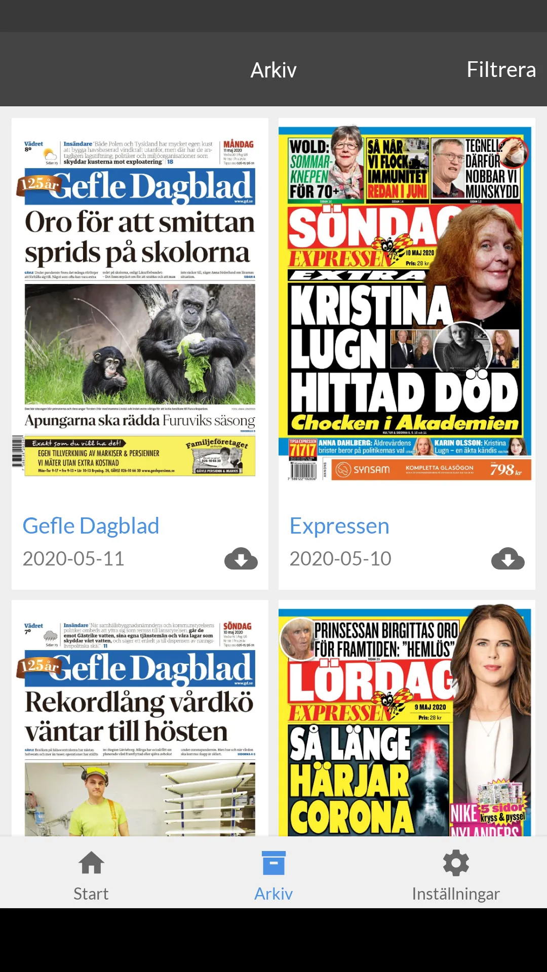 Gefle Dagblad e-tidning | Indus Appstore | Screenshot