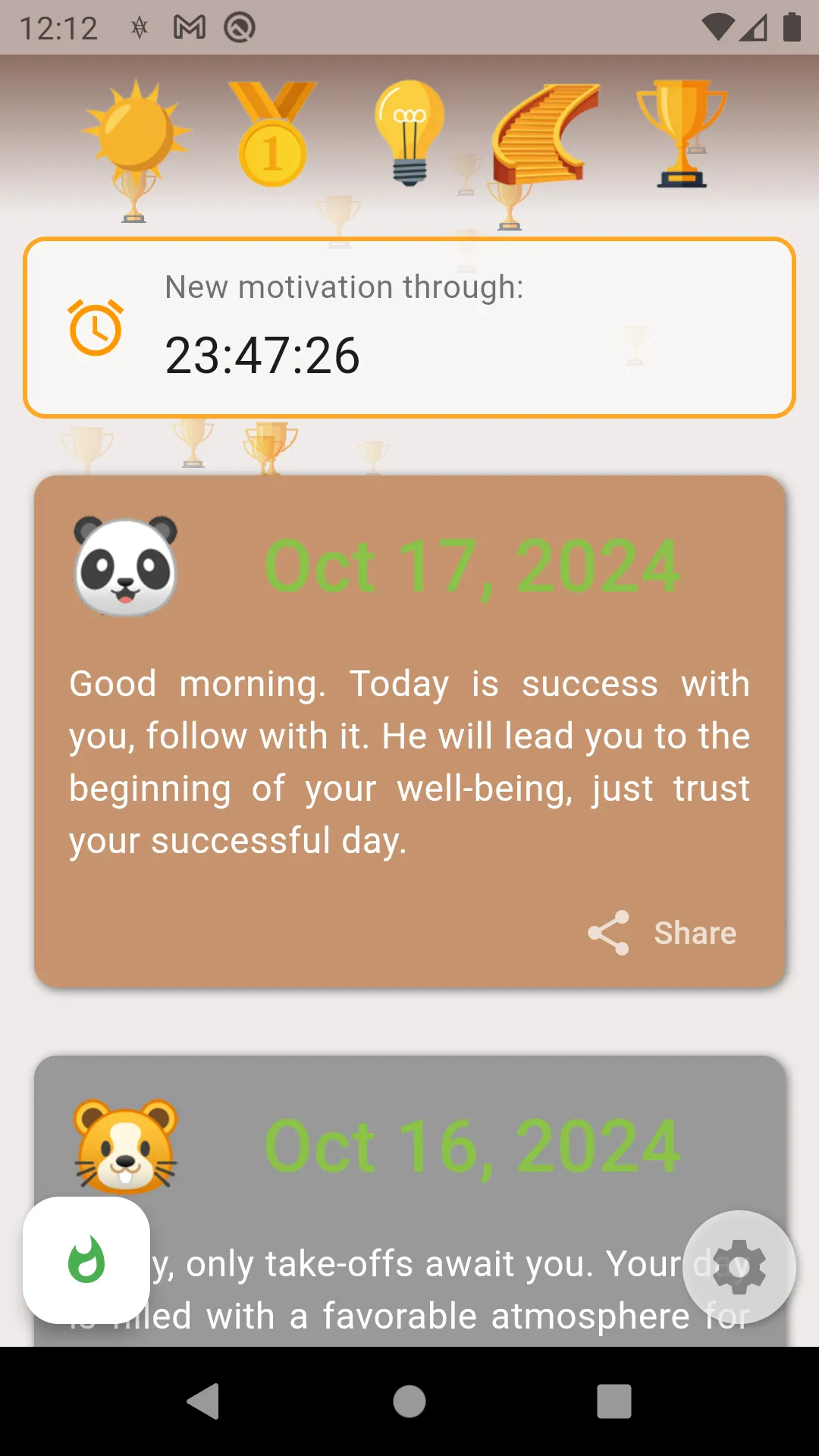 My Motivation - Affirmations | Indus Appstore | Screenshot