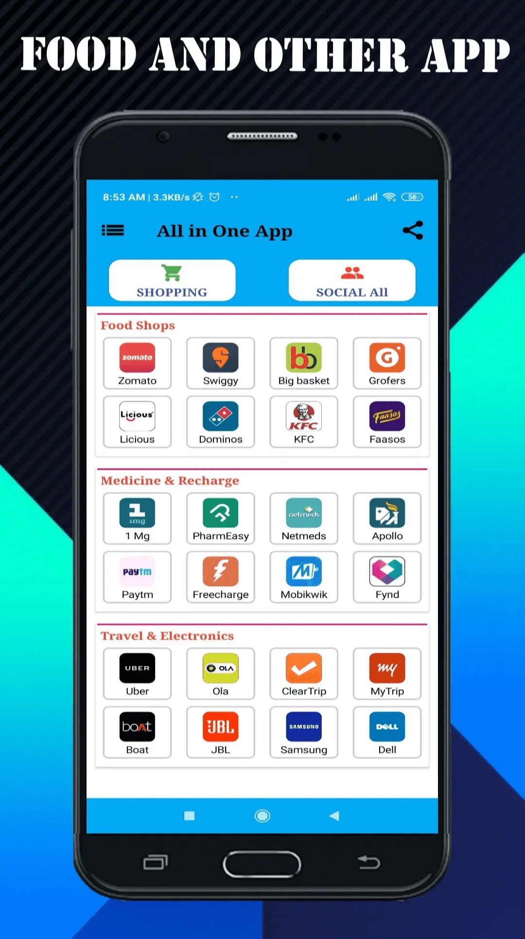 All in One Shopping Apps | Indus Appstore | Screenshot