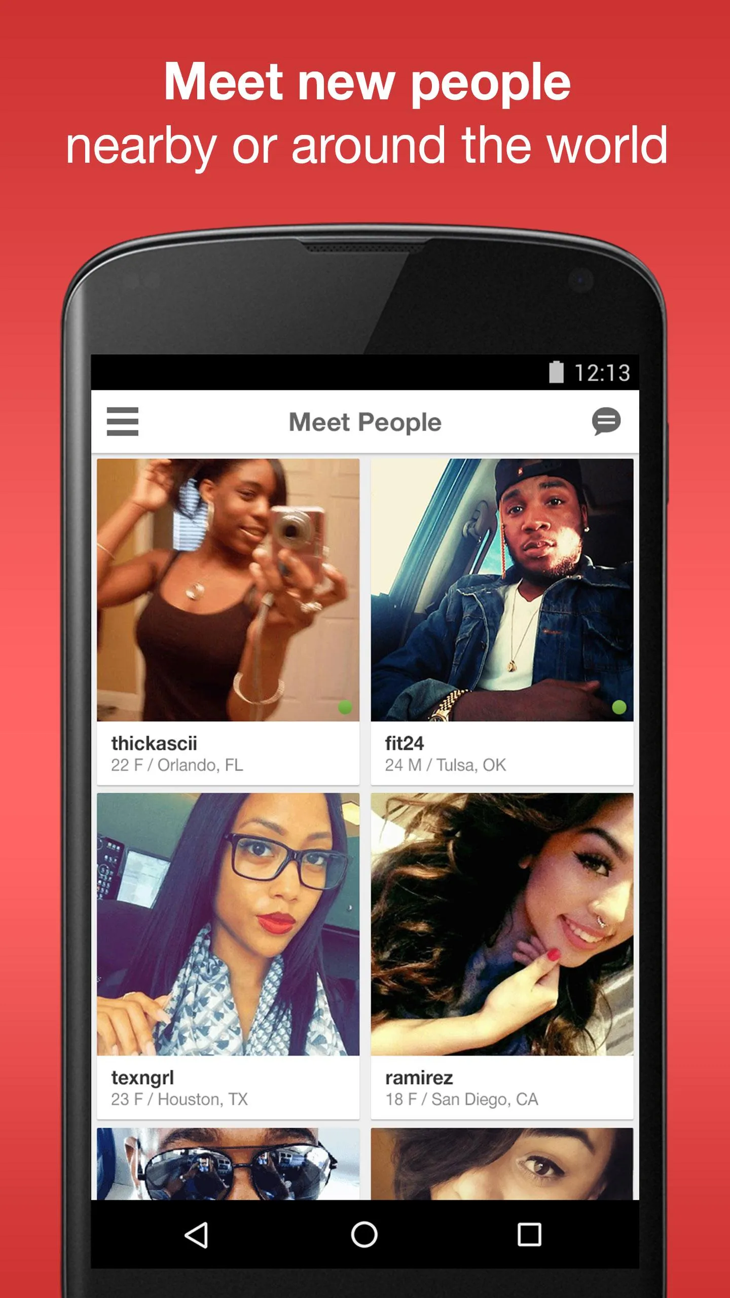 Moco: Chat & Meet New People | Indus Appstore | Screenshot