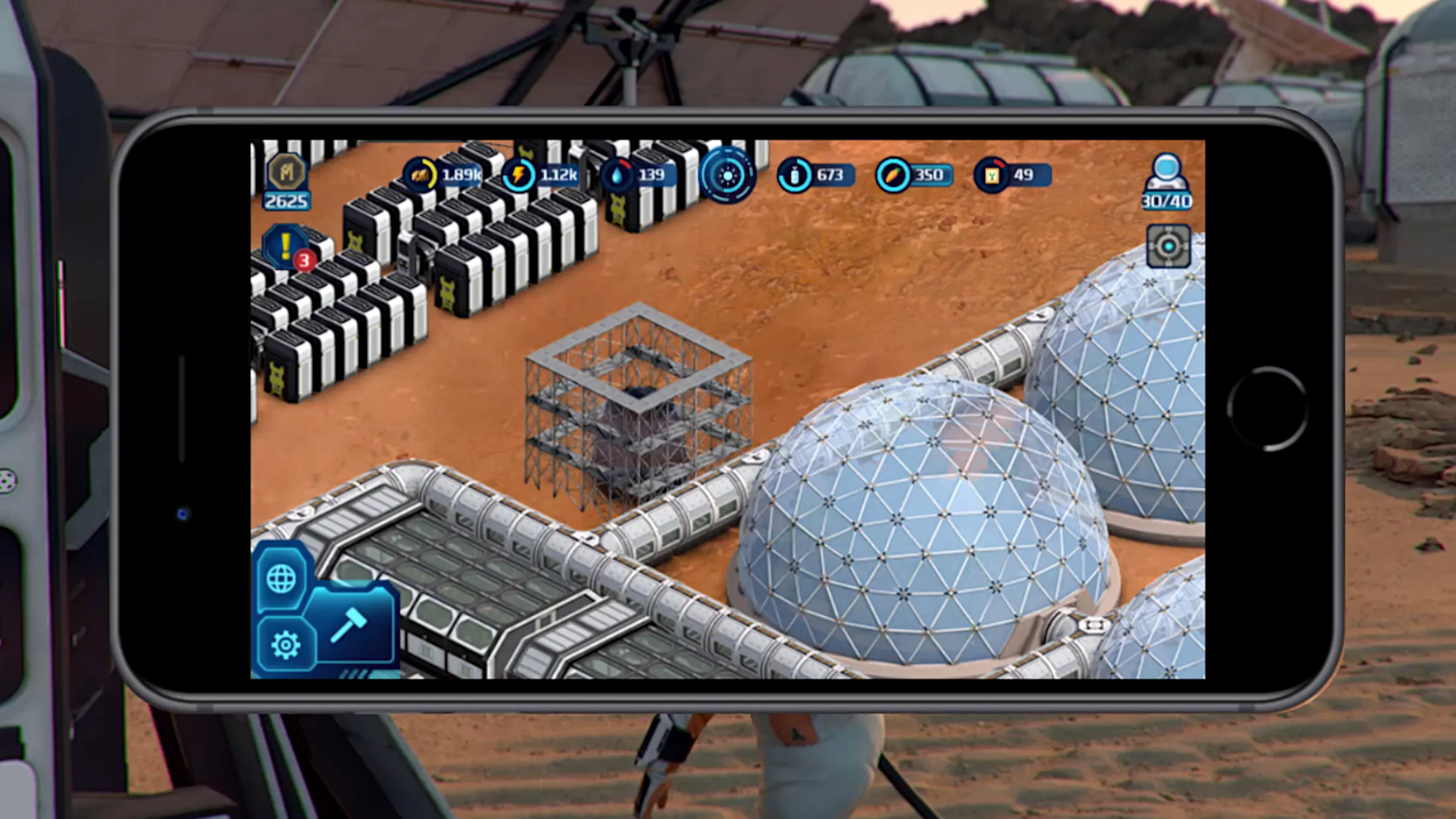 Occupy Mars: Colony Builder | Indus Appstore | Screenshot