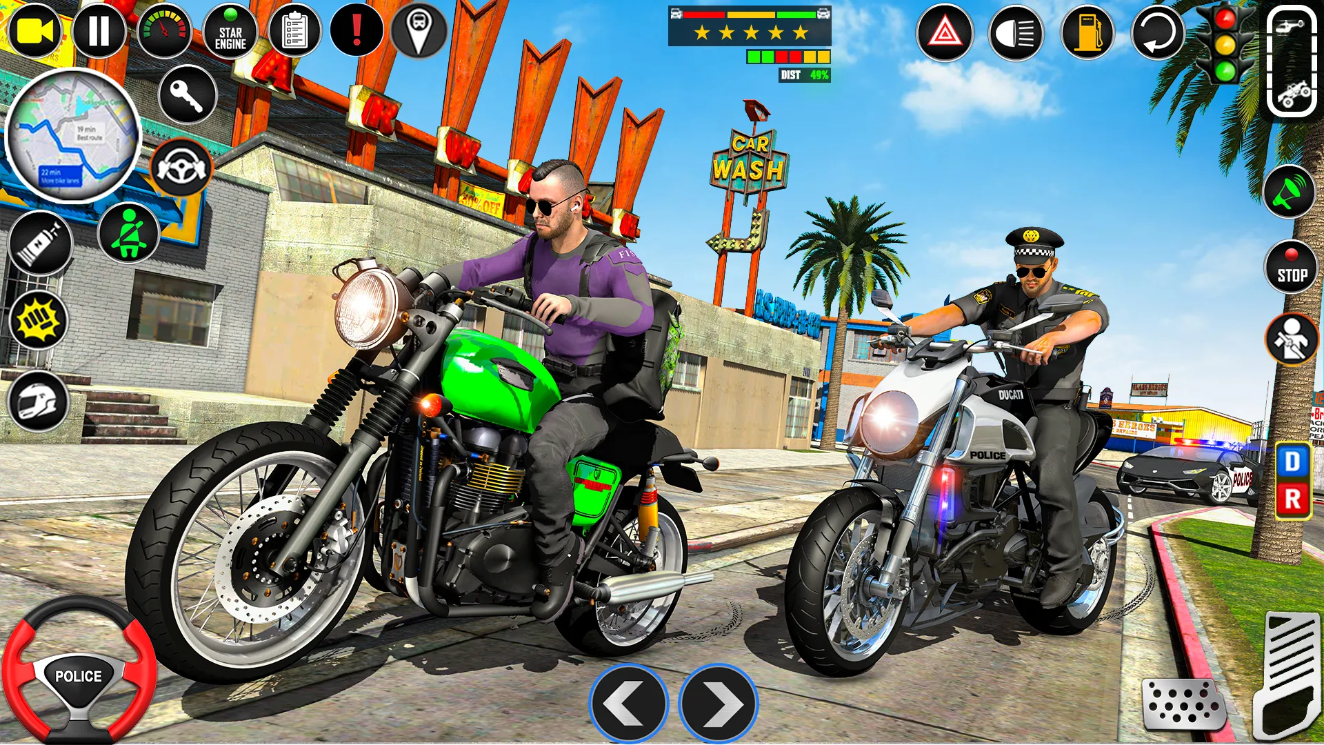 Indian Bike Crime Chase Games | Indus Appstore | Screenshot