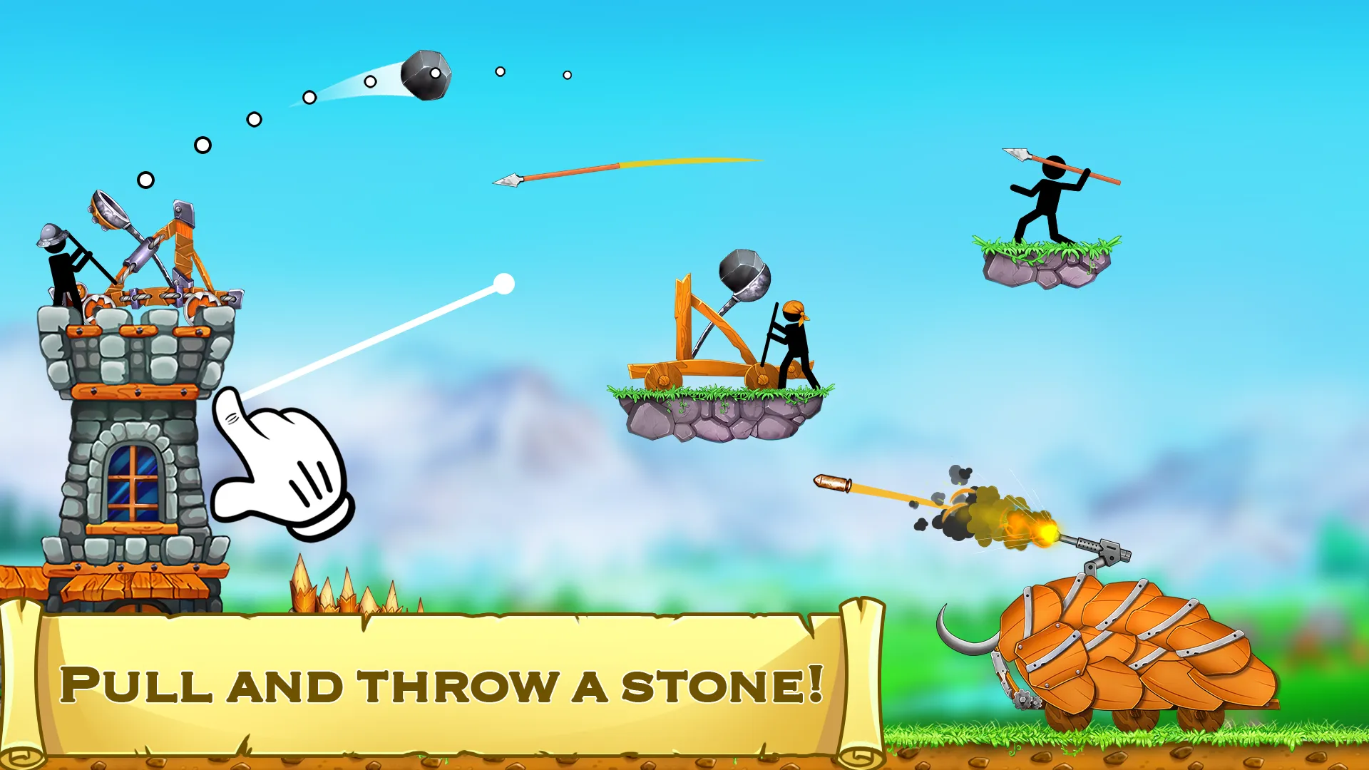 The Catapult 2 : bone masters | Indus Appstore | Screenshot