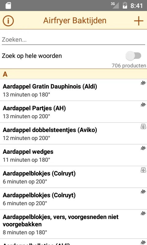 Airfryer Baktijden | Indus Appstore | Screenshot