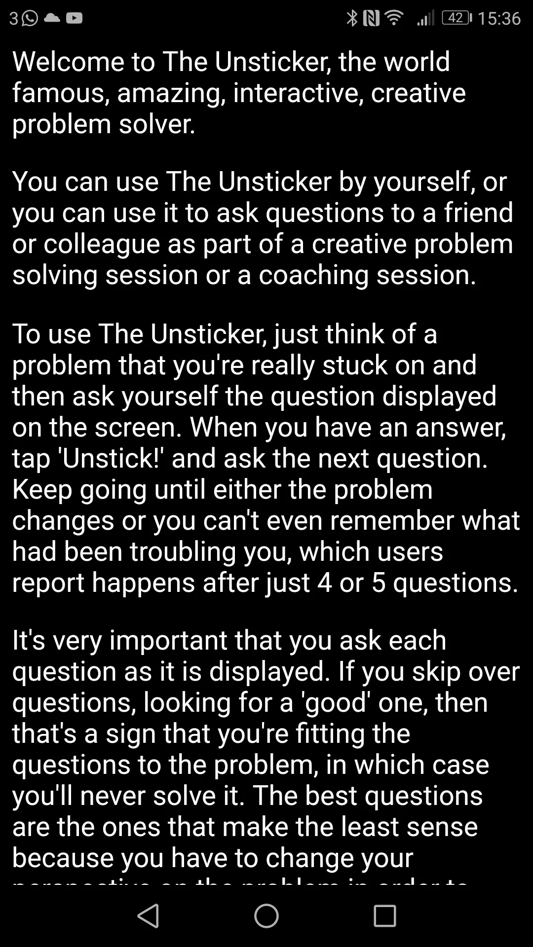 The Unsticker | Indus Appstore | Screenshot