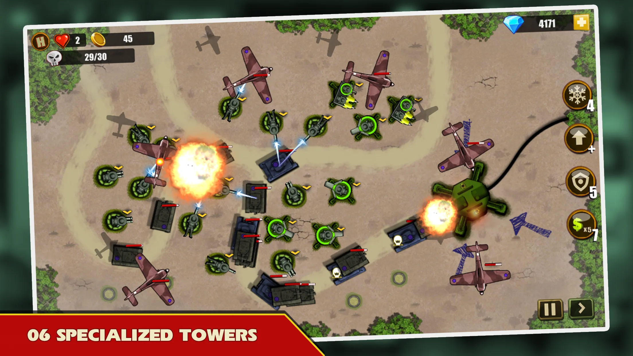 Tower Defense: Toy War | Indus Appstore | Screenshot