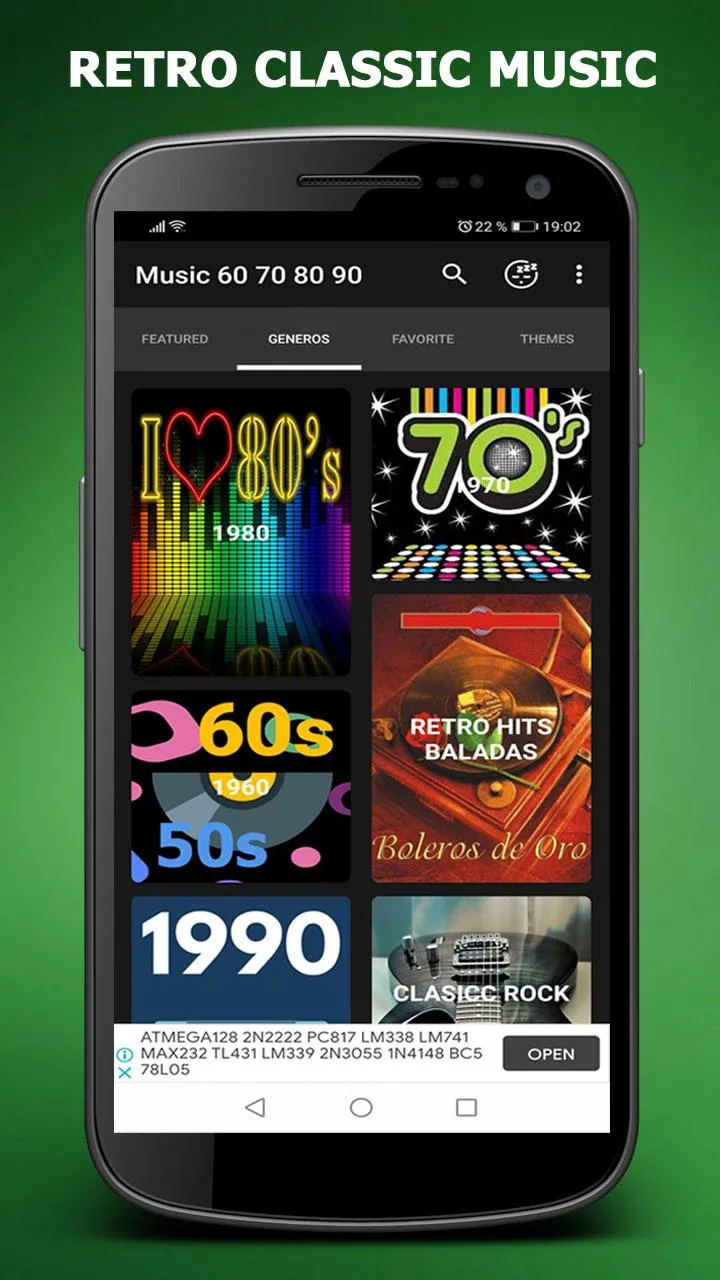 60s 70s 80s 90s Music Oldies | Indus Appstore | Screenshot