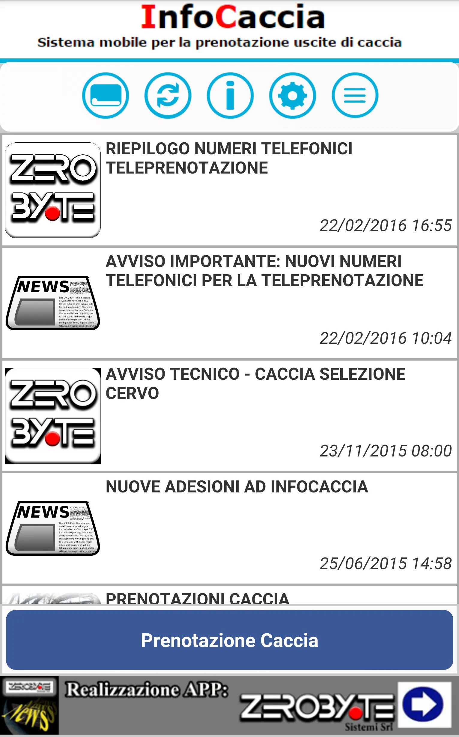 Info Caccia | Indus Appstore | Screenshot