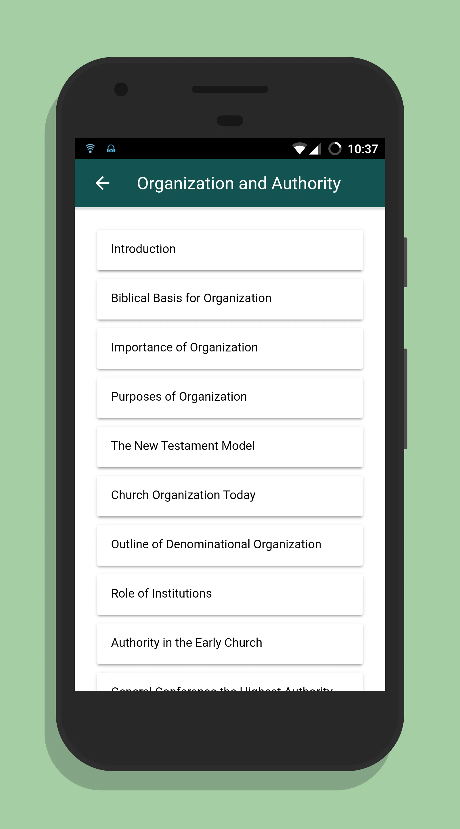 The SDA Church Manual - Last e | Indus Appstore | Screenshot