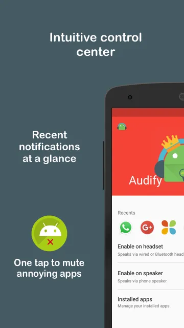 Audify - Notification Reader | Indus Appstore | Screenshot