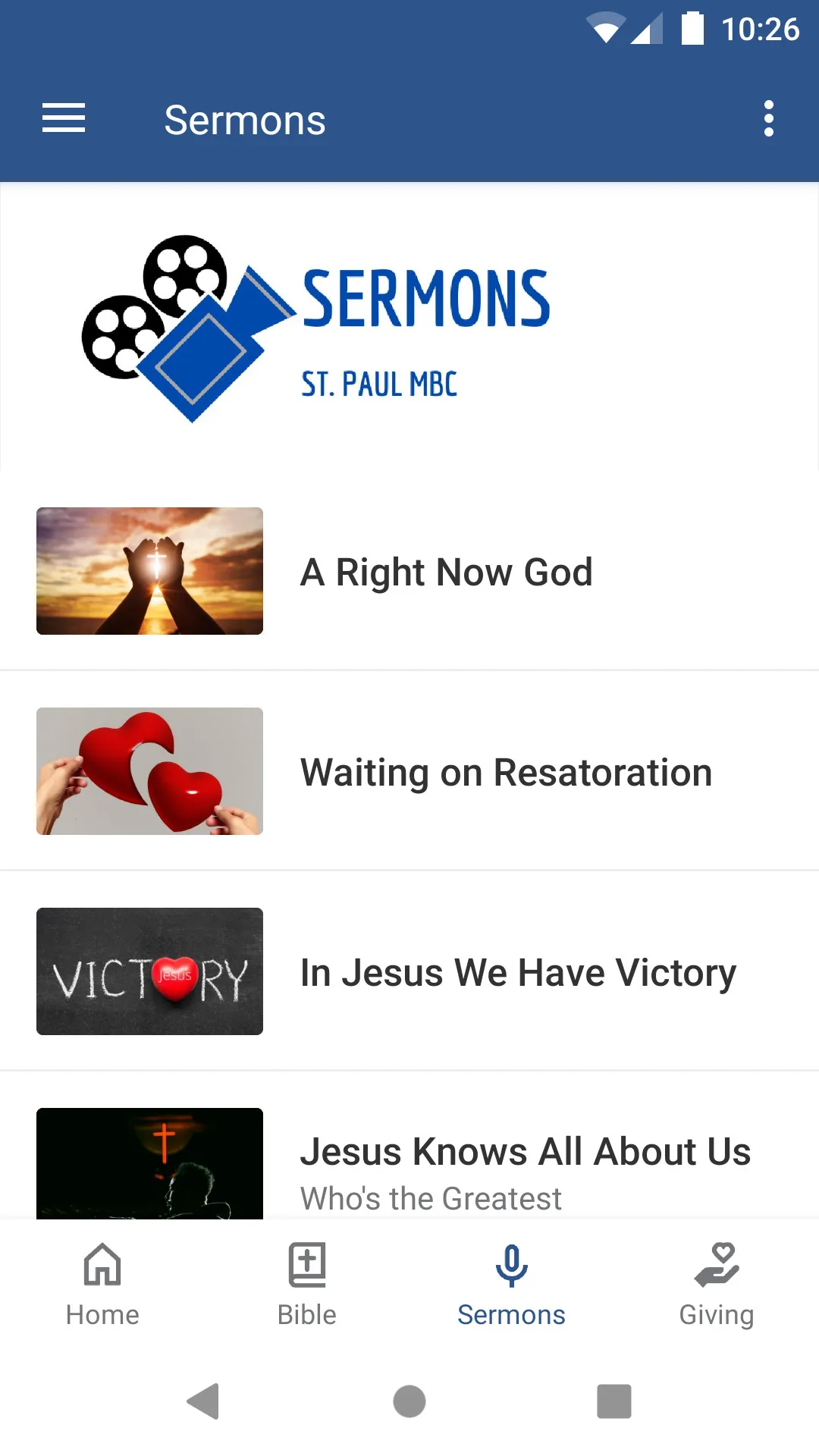 ST PAUL MBC | Indus Appstore | Screenshot