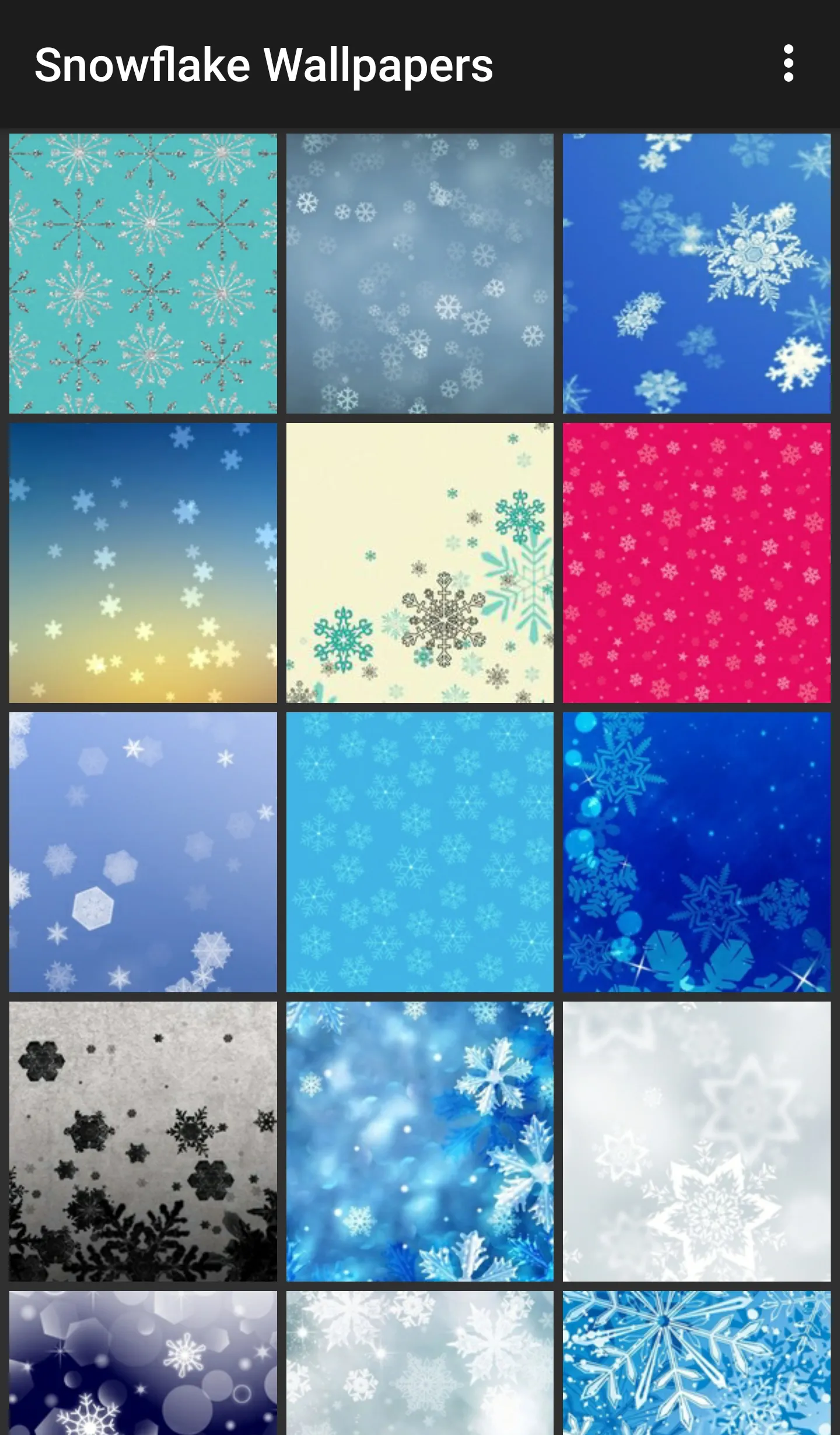 Snowflake Wallpapers | Indus Appstore | Screenshot