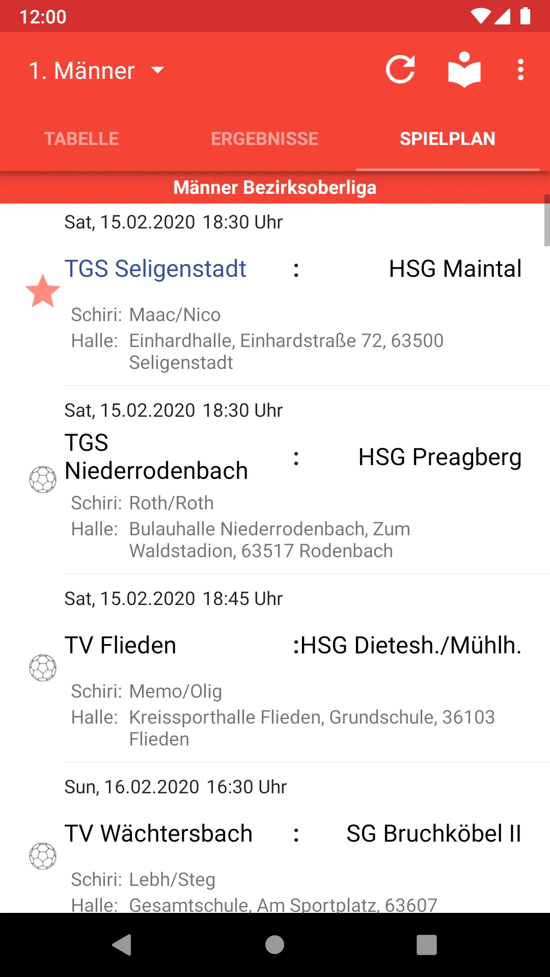 TGS Seligenstadt Handball | Indus Appstore | Screenshot